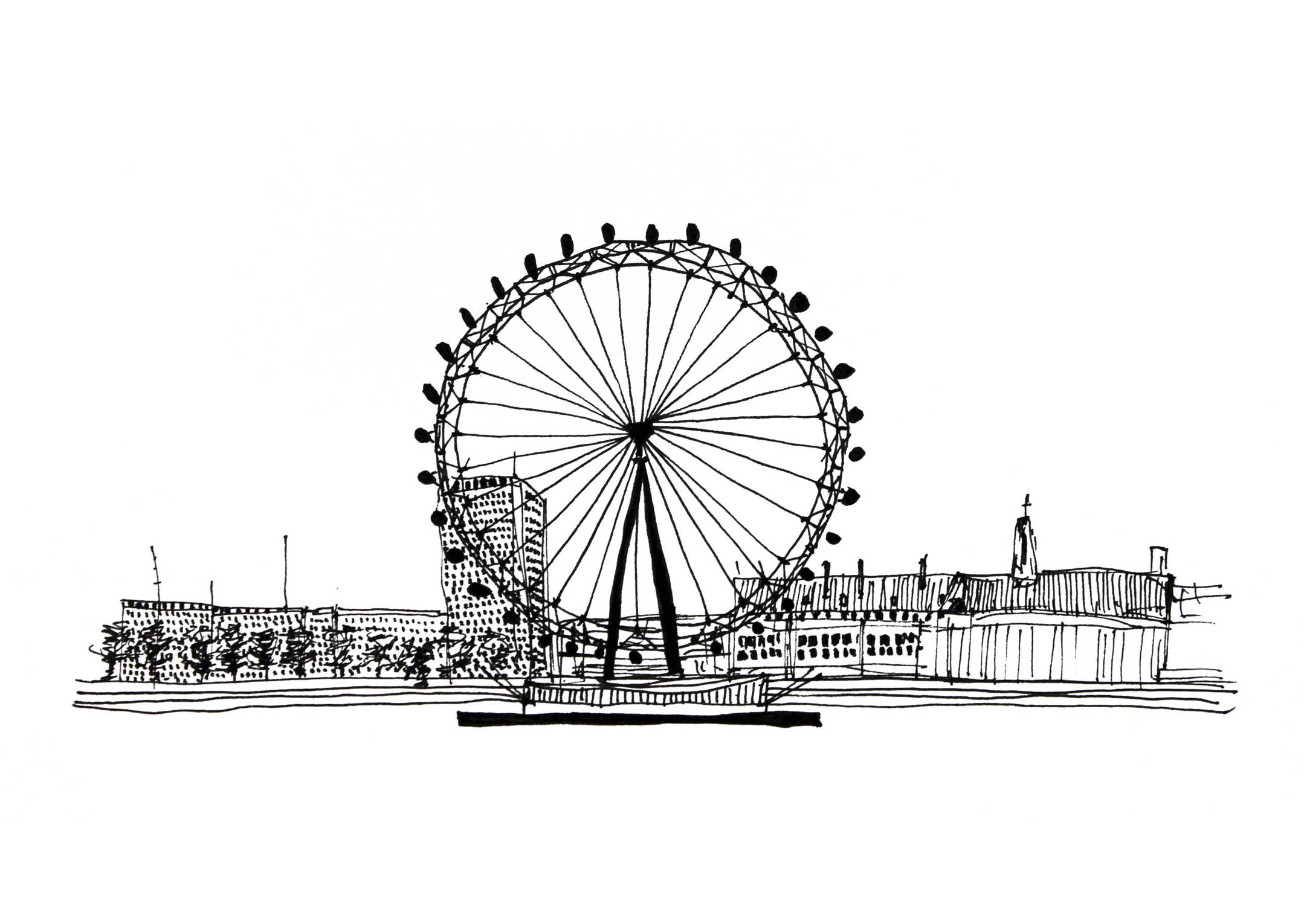 London Eye Sketch london-eye-sketch